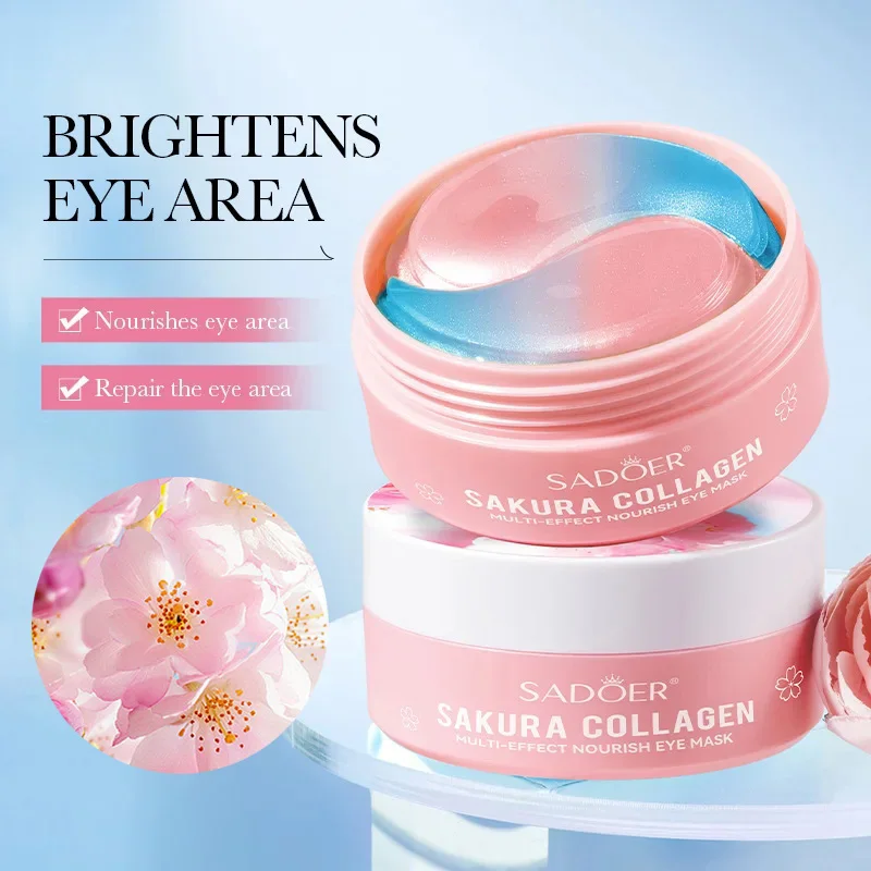Collagen Under Eye Patches - 60 Pezzi Maschera Occhi al Collagene